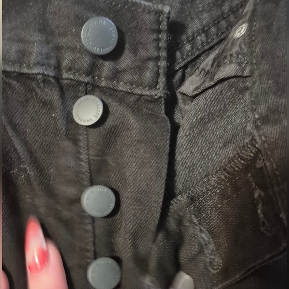 NWT Universal Thread Super Wide Leg Black Jeans - Picture 7 of 14